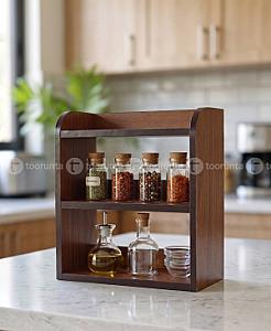 Multipurpose 2-Tier Mini Shelf | Desk & Kitchen Organizer