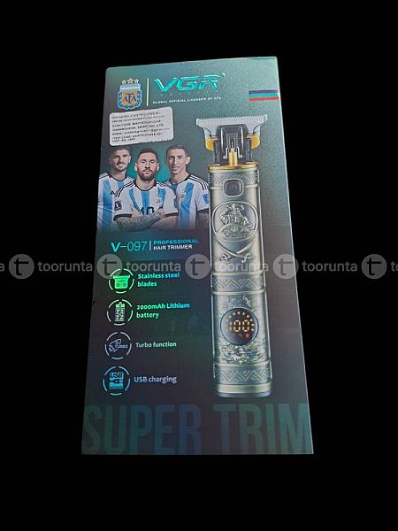 VGR V-097 Professional Rechargeable Cordless Pro Self Haircut Hair Clipper, Beard trimmer with Stainless Steel Blades
