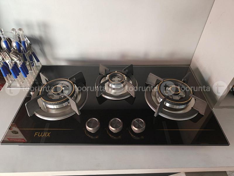 Fujix Automatic Glass Gas Stove
