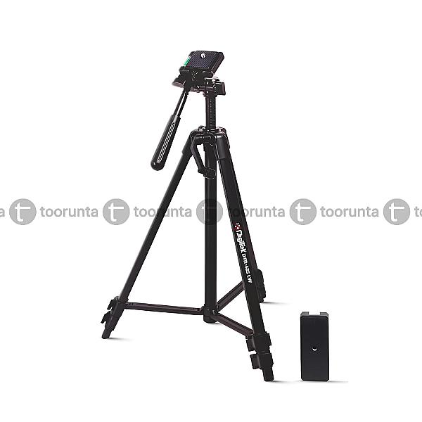 Digitek Dtr 425 Lw Portable 4.26ft Tripod With Smartphone Holder & Pan Head