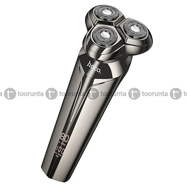 Hoco Hp39 Magnetic 3-blade Floating Head Electric Rotary Shaver With Led Digital Display