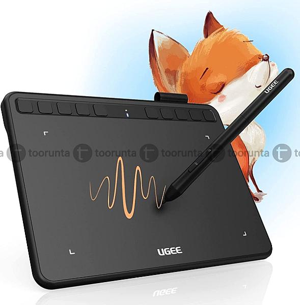 Ugee S640 Graphic Drawing Tablet With Battery-free Stylus And 10 Express Keys