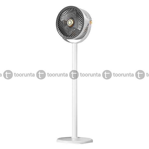 Recharbeable Desk Floor Standing Fan Retractable Adjustable Height 5-speed Large Airflow
