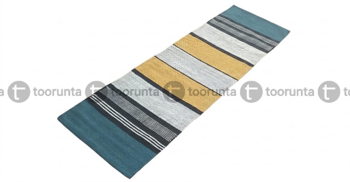 Eco-friendly Pure Cotton Handwoven Yoga & Pilates Mat | 5mm Thick, Anti-slip & Machine Washable (2x6 Ft, Multicolor)