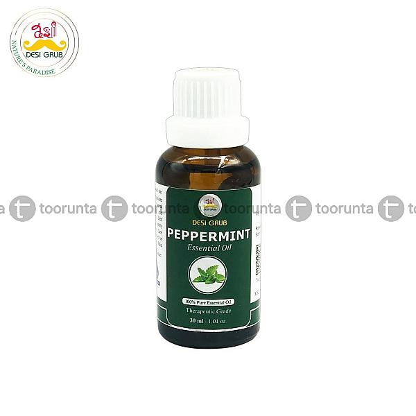 Desi Grub Peppermint Essential Oil 30ml – Invigorating Purity In Every Drop