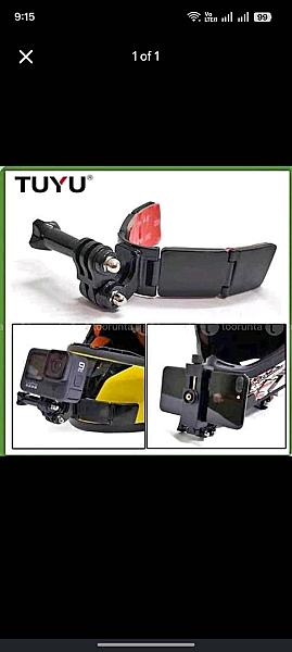 Tuyu Helmet Strap Mount