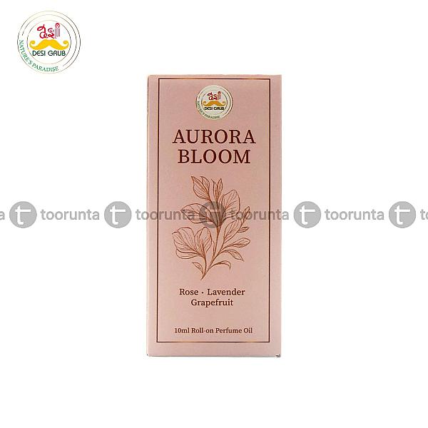 Desi Grub Aurora Bloom Perfume Roll On 10ml – Rose, Lavender, Grapefruit