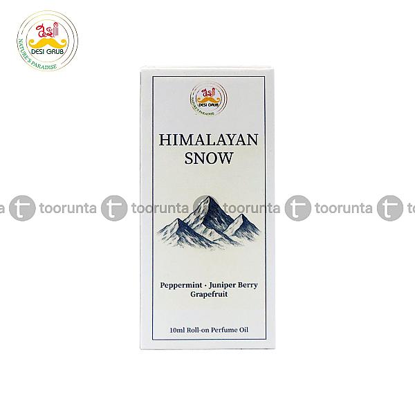 Desi Grub Himalayan Snow Perfume Roll-on 10ml – Peppermint, Juniper Berry, Grapefruit