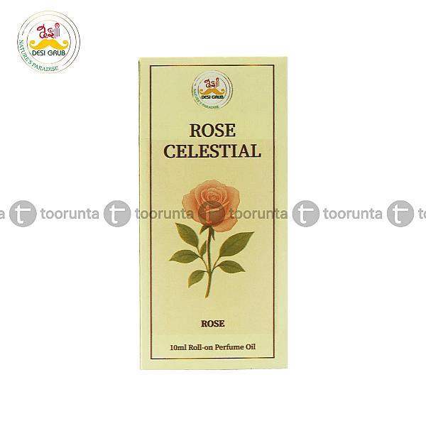 Desi Grub Celestial Rose Perfume Roll-on 10ml – Pure Rose Bliss