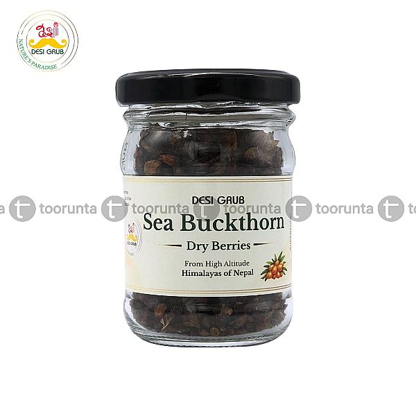 Desi Grub Sea Buckthorn Dried Berries 30g – Himalayan Superfood | Vitamin C & Omega 3,  6, 7, 9 | Boosts Immunity, Skin Glow & Heart Health