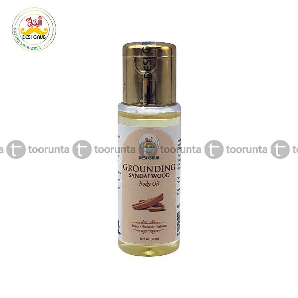 Desi Grub Grounding Sandalwood Oil 30ml β Peace, Warmth, Balance