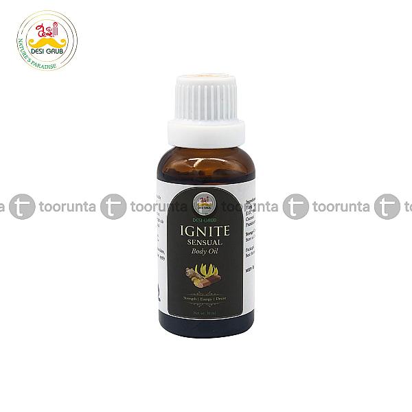 Desi Grub Ignite Sensual Body Oil 30ml – Strength, Energy, Desire