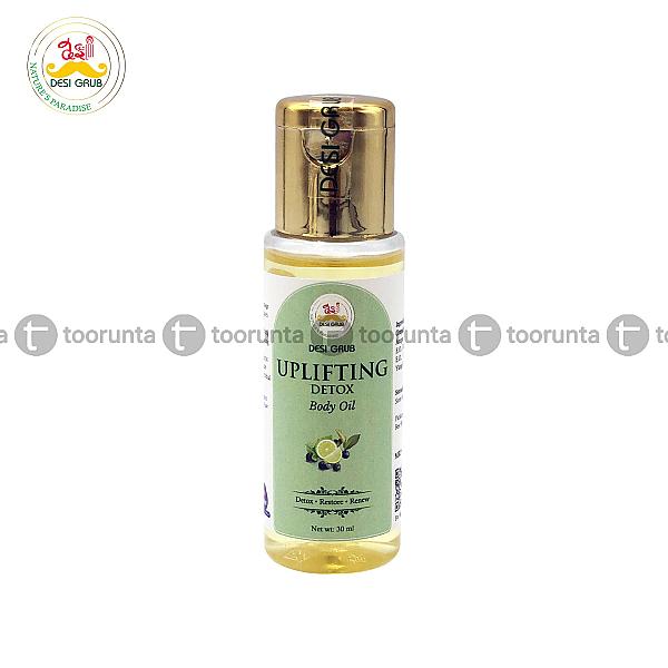 Desi Grub Uplifting Detox Body Oil 30ml – Detox, Restore, Renew