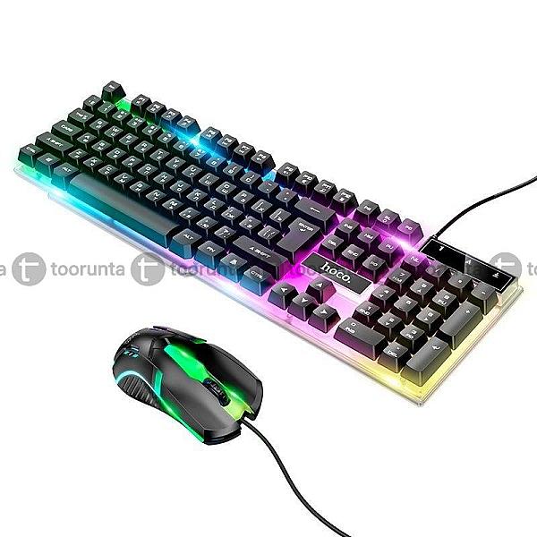 Hoco Gm11 Rgb Keyboard Mouse Set Combo Terrific Glowing