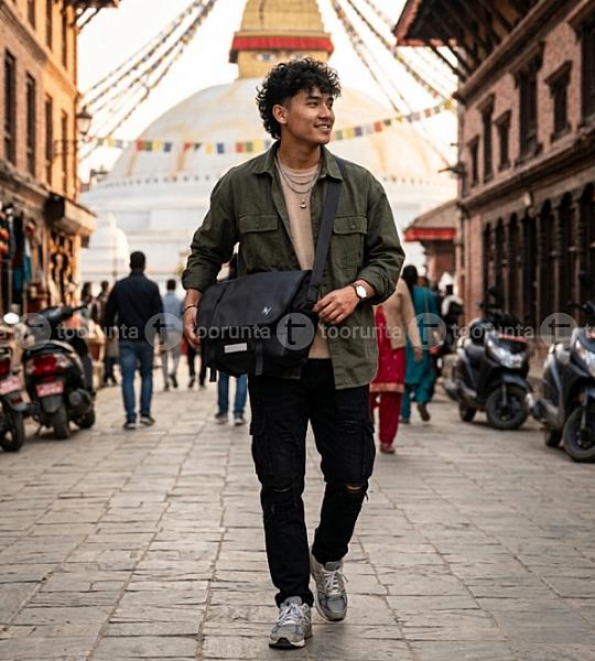 Stylish Cross Shoulder Messenger Laptop Bag