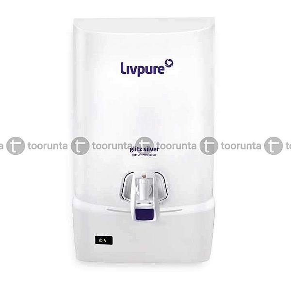 Livpure 7 Litre Ro + Uf+ Mineraliser Glitz Silver Water Purifier