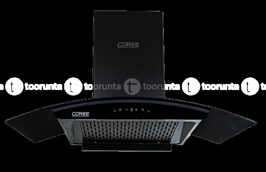 Core Curved Chimney Hood Arc 90 - 90 Cm