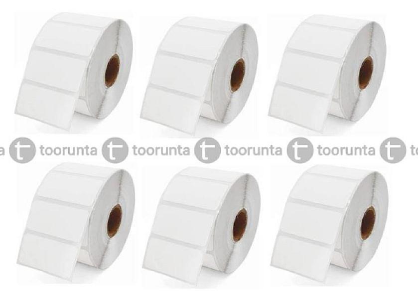 Barcode Label Sticker 50x25mm Paper Roll