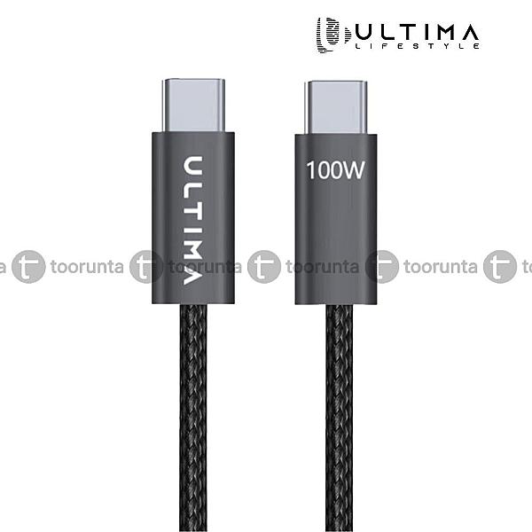 Ultima Flow 100w Type-c To Type-c Nylon Braided Cable