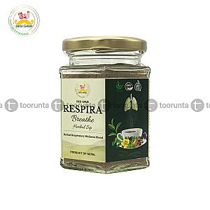 Desi Grub Respira Breathe Herbal Sip 100g | Ayurvedic Herbal Tea for Respiratory & Lung Support | Tulsi, Licorice, Kantakari & Peepali Blend