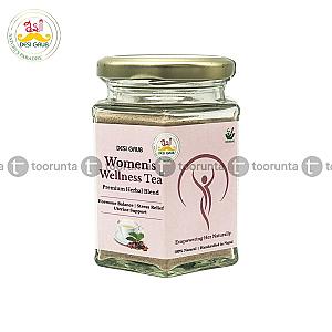 Desi Grub Women’s Wellness Herbal Tea 100g – Hormone Balance, PCOS & PMS Support, Stress Relief, Uterine Health