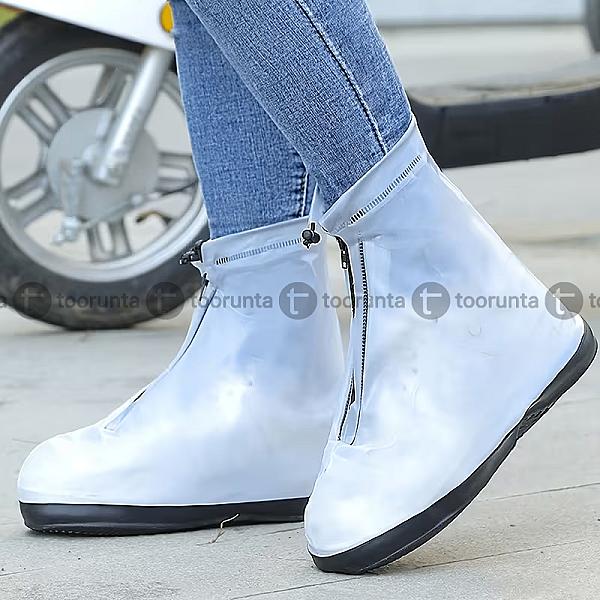 1 Pair Rain Shoe Cover Lightweight Weather Suitable For Men & Women