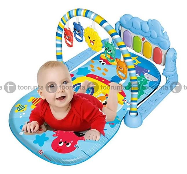 Baby Play Gym Piano Kick And Play Mat Light & Music Baby Toy 0-12 Month