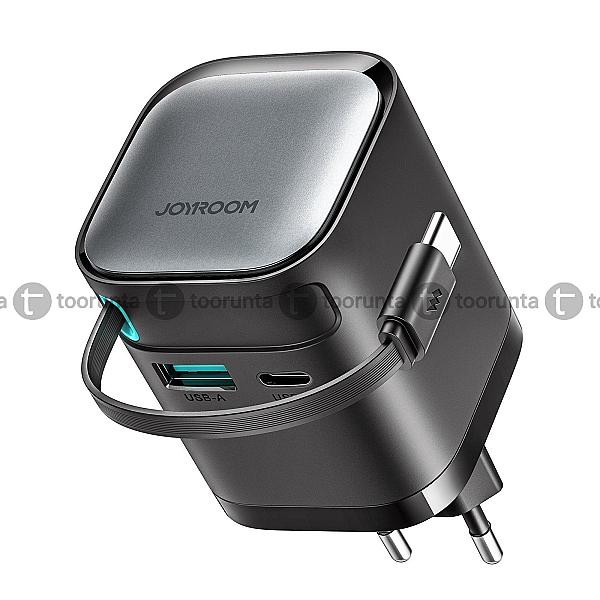 Joyroom Jr Tcl02 Gan 65w Charger With Retractable Cable (Eu)