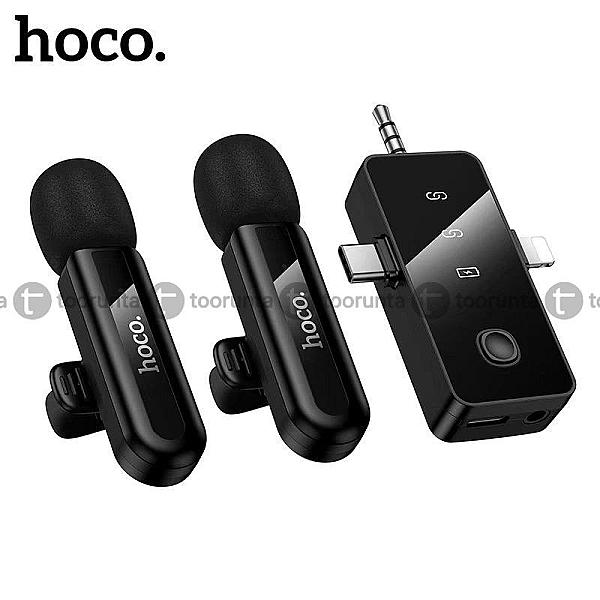 Hoco L20c Fair Dual-mic Wireless Microphone (Ip/type-c/3.5)