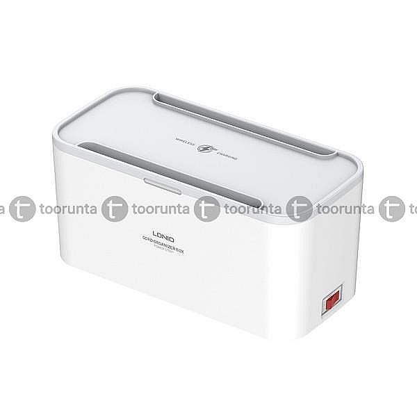 Ldnio Sn5311w Smart Outlets Power Socket Storage Box With Wireless Charging