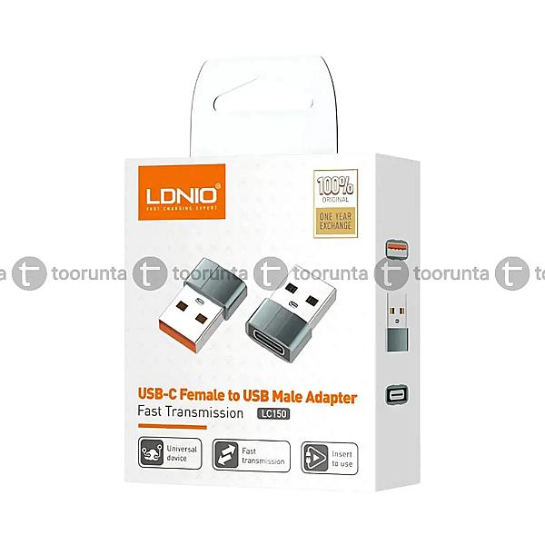 Ldnio Lc150 Usb C Female To Usb Male Adapter Transmission