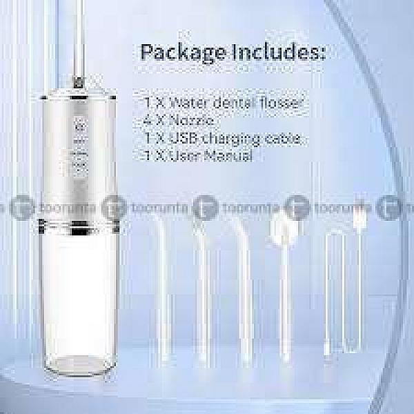 Electric Water Flosser, Intelligent Chip Precise * 360 Degree Rotating Nozzle, Oral Irrigator * * Teeth And Gums, Portable Oral Irrigator With Replaceable Nozzle, Suitable For Home And Travel
