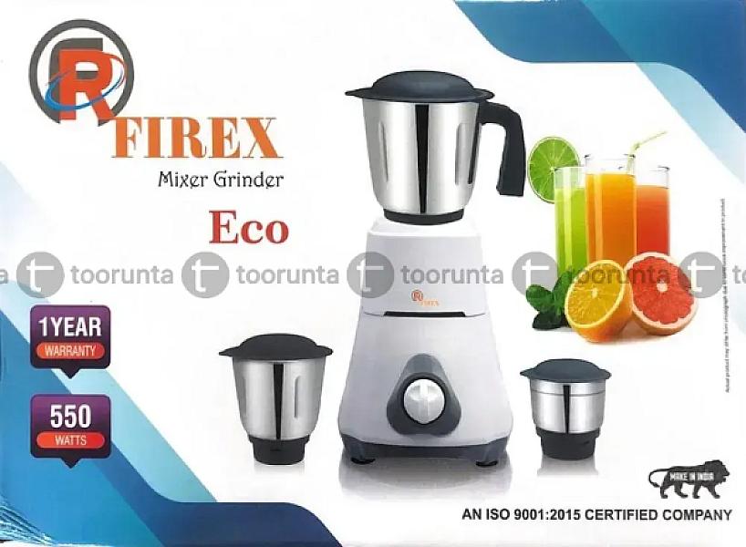 Firex Eco - 3 Jars 550 Watt Multi Functional Mixer Grinder