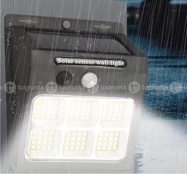 6cob Solar Energy Induction Lamp 96 Led With Motion Sensor