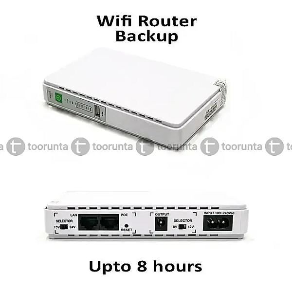 Mini Router Ups 8800mah Poe Dc Wifi Backup