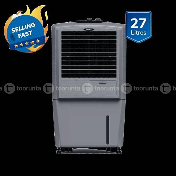 Symphony Hiflo 27 Litres Room Air Cooler With I-pure Technology (Cool Flow Dispenser, Grey)symphony Hiflo 27 Litres Room Air Cooler