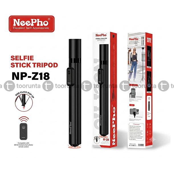 Neepho Np Z18 Selfie Stick Tripod With Bluetooth Remote