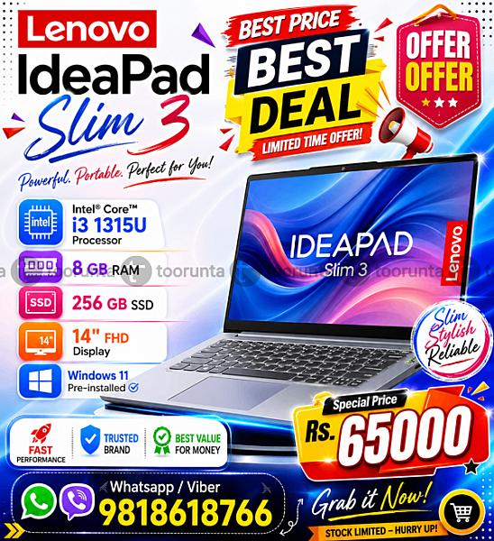 Lenovo Slim 3 Laptop
