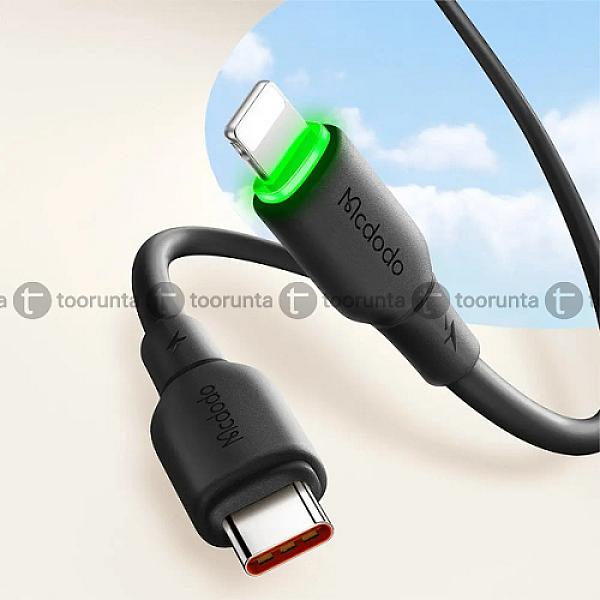 Mcdodo Imp-ca-2 36w Type-c To Lightning Data Cable With Led Light 1.2m