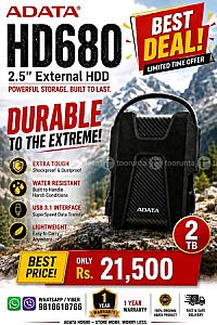 Adata External Hardisk 2 TB