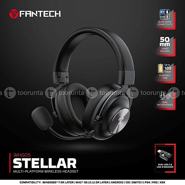 Fantech Stellar Whg05 Tri-mode Wireless Gaming Headset