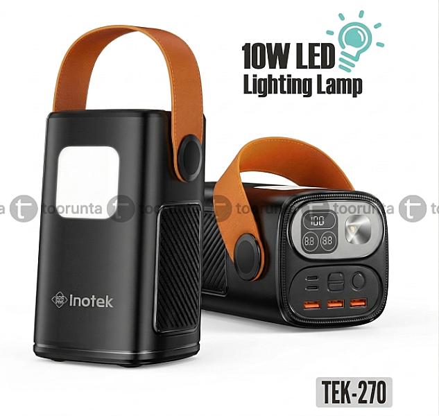 Inotek Tek 270 60000mah Powerbank 22.5w Fast Charging Pd3.0 & Qc3.0 10w Led Camping Light