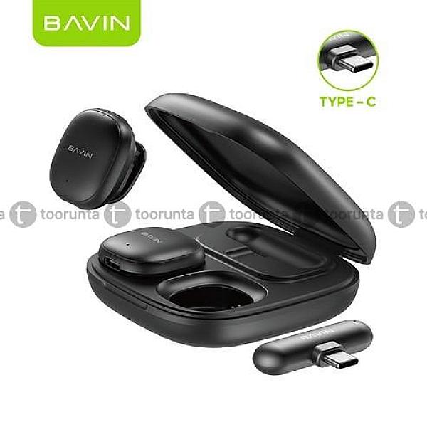 Bavin Mp105 Type C Dual Wireless Microphone 50m Range Plug & Play 3-mode Noise Cancellation