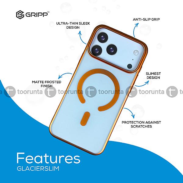 Gripp Glacier Slim Magsafe Case For Iphone 17 Pro