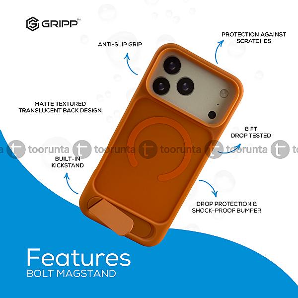 Gripp Bolt Magsafe Case For Iphone 17 Pro