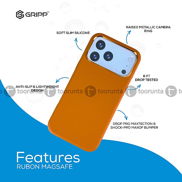 Gripp Rubon Magsafe Case For Iphone 17 Pro