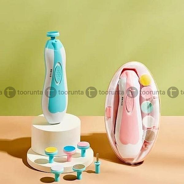 Baby Nail Trimmer With 6 Grinding Heads & Led Light