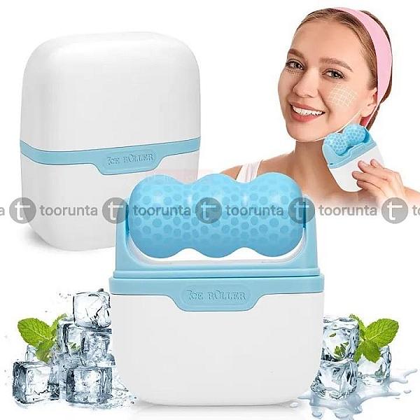 Ice Roller Facial Massager Cool Skin Lifting Double Head Tool Face Lift Roller