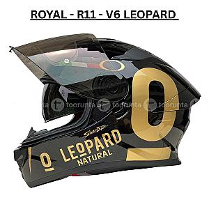 Leopard helmet