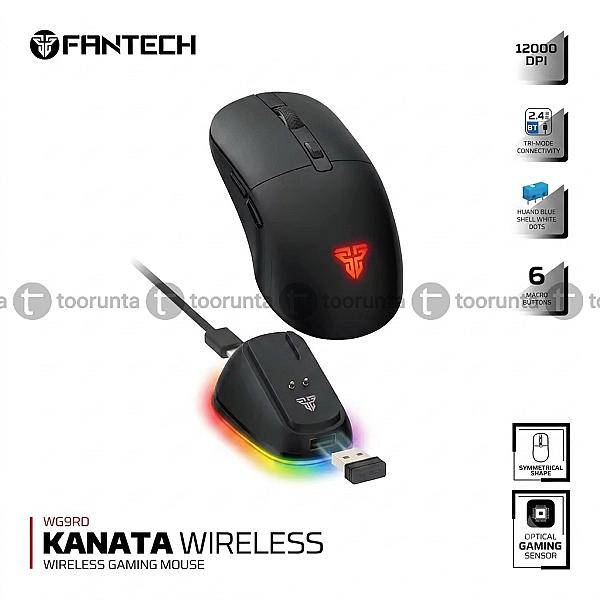 Fantech Wg9rd Wireless Gaming Mouse With Charging Magnetic Base Three Mode 12000dpi Customized E-sports Gamer Mouse